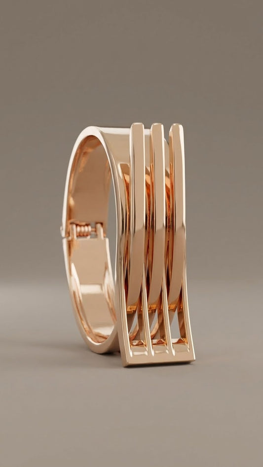 AUREVA LINEAR™ ANTI-TARNISH CUFF BRACELET