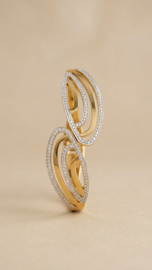 AUREVA SERPENTINE™ ANTI-TARNISH CUFF BRACELET