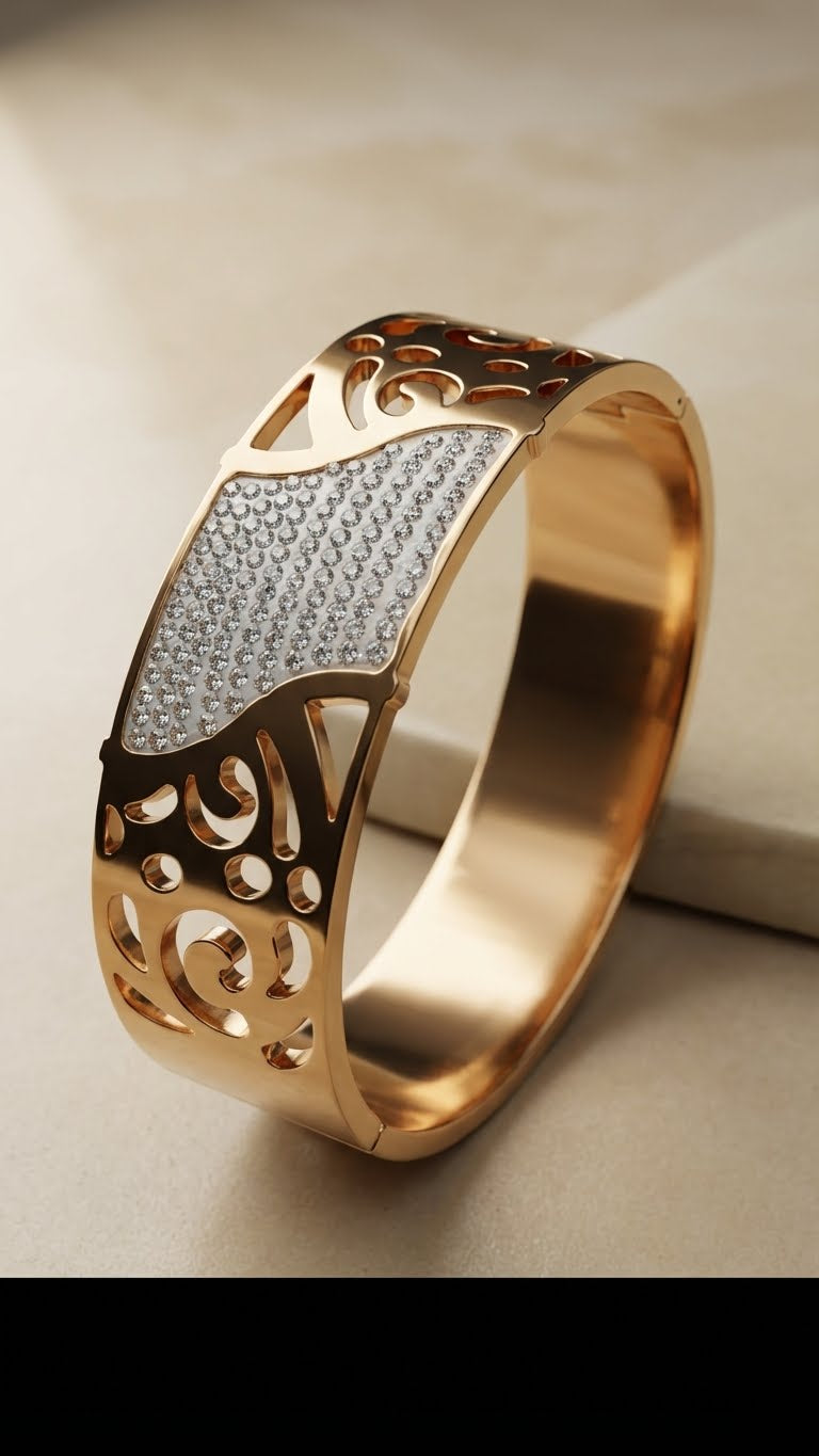 aureva noorzaar™ anti-tarnish cuff bracelet