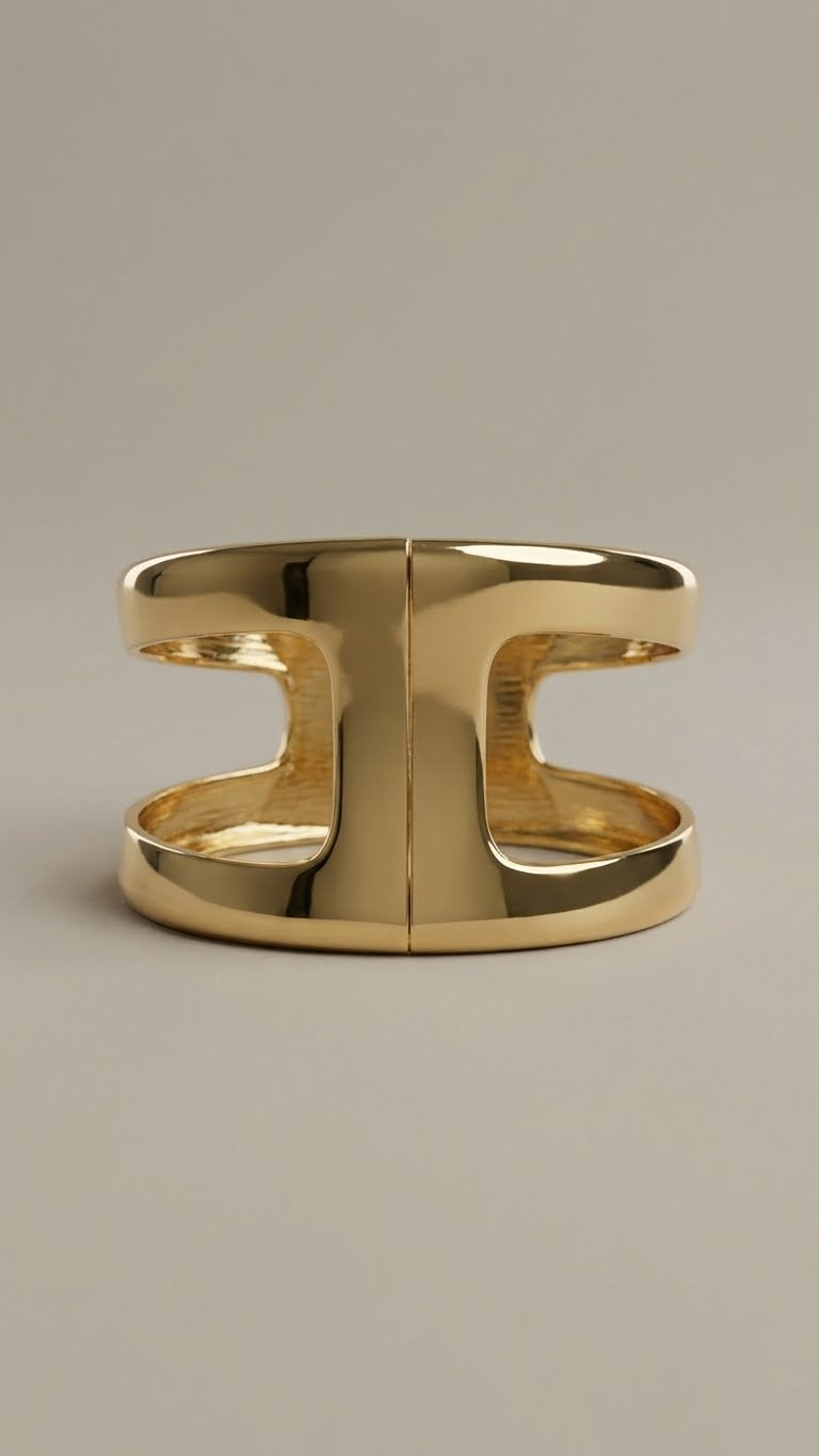 aureva axis™ anti-tarnish architectural cuff bracelet
