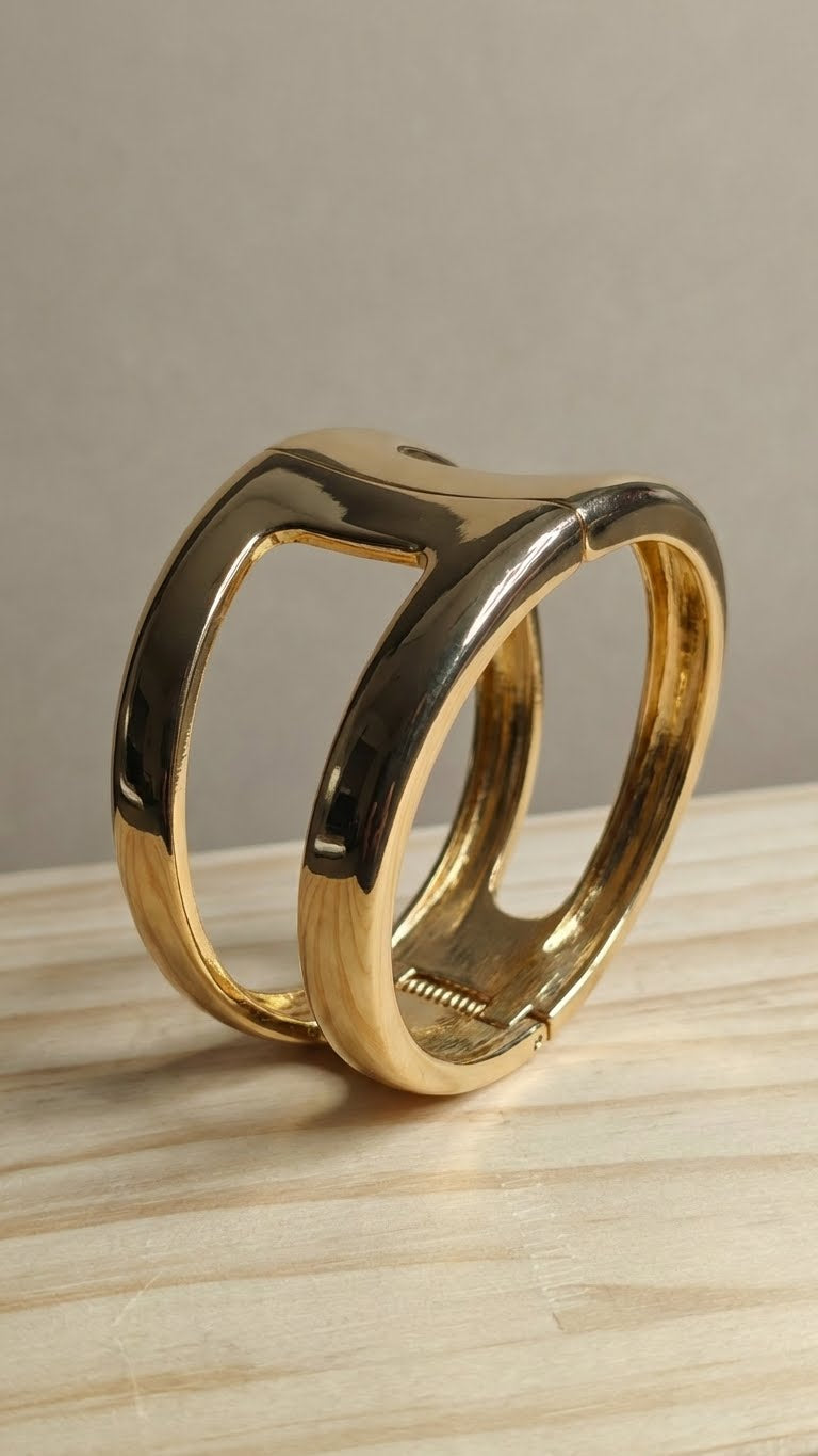 aureva axis™ anti-tarnish architectural cuff bracelet