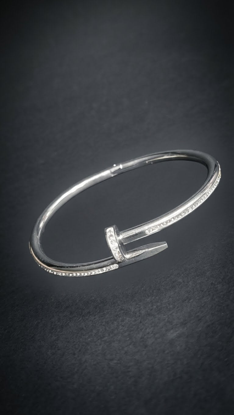 aureva forge™ anti-tarnish nail cuff bracelet