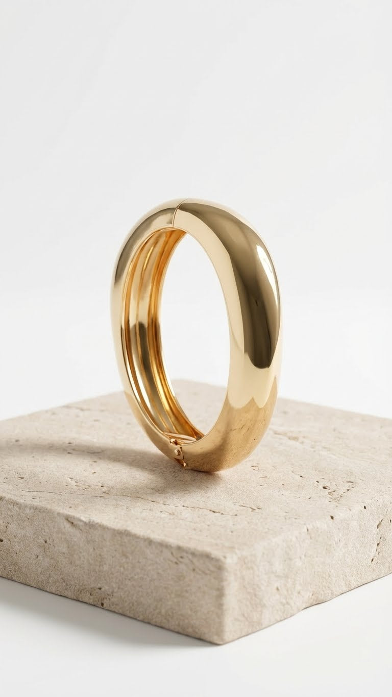 aurelia mirage™ anti-tarnish gold bangle