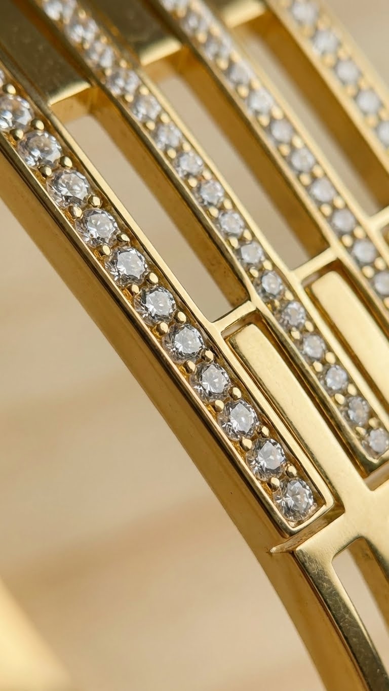 aureva strata™ anti-tarnish cuff bracelet