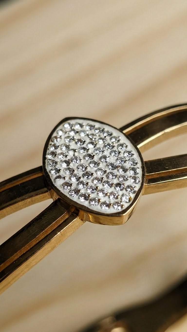 aureva lumiarc™ anti-tarnish cuff bracelet