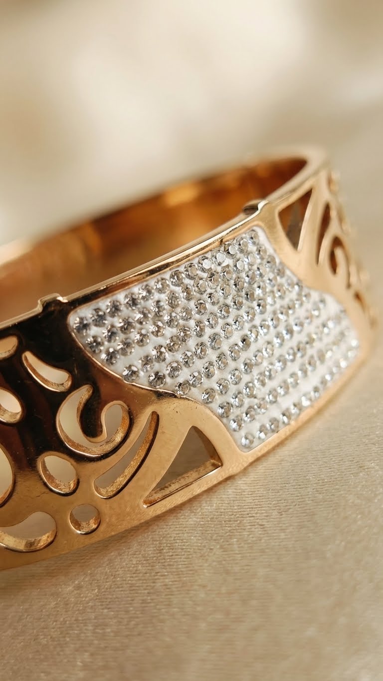 aureva noorzaar™ anti-tarnish cuff bracelet