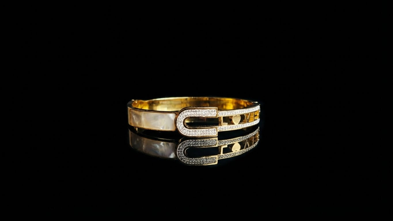 aureva amora™ anti-tarnish luxe love cuff