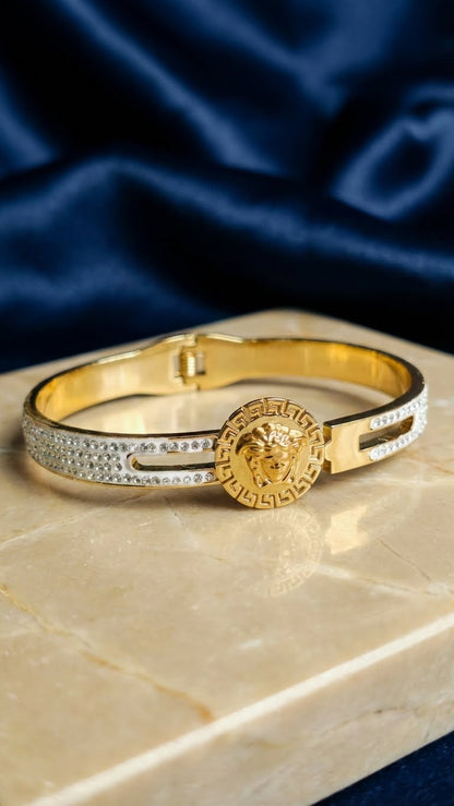 AUREVA MEDUSA GLINT™ ANTI-TARNISH STATEMENT CUFF