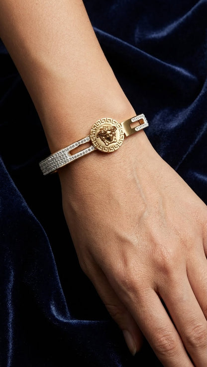 AUREVA MEDUSA GLINT™ ANTI-TARNISH STATEMENT CUFF