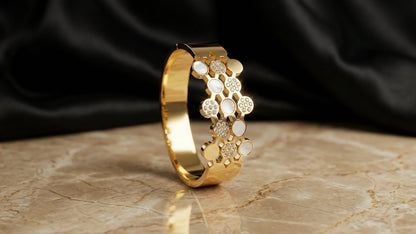 AUREVA CELESTIALA™ ANTI-TARNISH COUTURE CUFF BRACELET