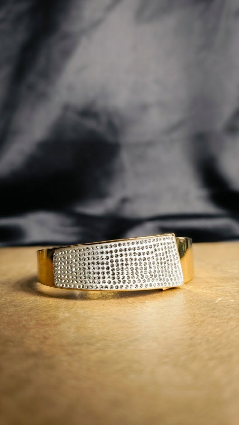 aurora crystal veil™ anti-tarnish cuff